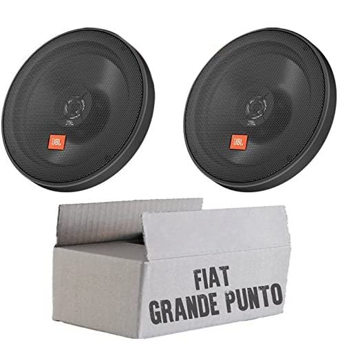 JBL STAGE2 624 | 2-Wege | 16,5cm Koax Lautsprecher - Einbauset passend für FIAT Grande Punto 199 Front - justSOUND von JUST SOUND