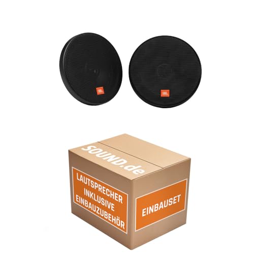 JBL STAGE2 624 | 2-Wege | 16,5cm Koax Lautsprecher - Einbauset passend für Ford Cougar Front Heck - justSOUND von JUST SOUND