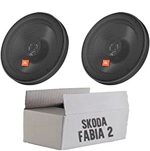 JBL STAGE2 624 | 2-Wege | 16,5cm Koax Lautsprecher - Einbauset passend für Skoda Fabia 2 5J Front Heck - justSOUND von JUST SOUND