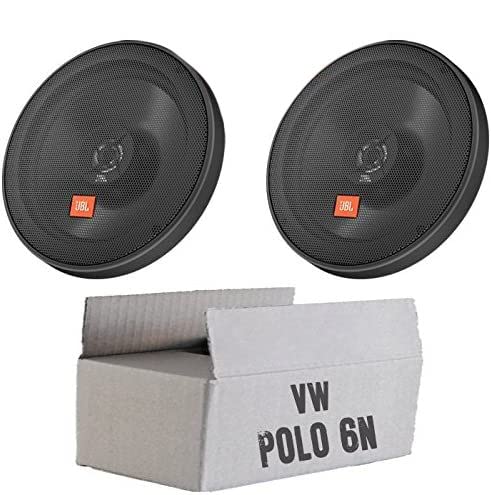 JBL STAGE2 624 | 2-Wege | 16,5cm Koax Lautsprecher - Einbauset passend für VW Polo 6N - justSOUND von JUST SOUND