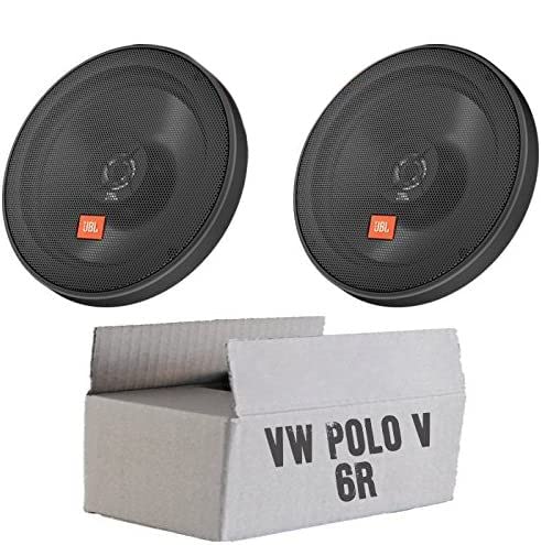 JBL STAGE2 624 | 2-Wege | 16,5cm Koax Lautsprecher - Einbauset passend für VW Polo 6R Front Heck - justSOUND von JUST SOUND