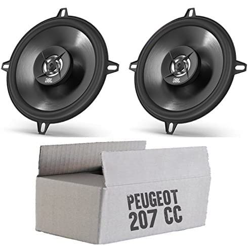 JBL Stage2 524 | 2-Wege | 13cm Koax Lautsprecher - Einbauset passend für Peugeot 207 CC - justSOUND von JUST SOUND