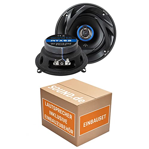 Lautsprecher Boxen Autotek ATX-52 | 2-Wege 13cm Koax Lautsprecher 165mm Auto Einbauzubehör - Einbauset passend für Peugeot 307 - justSOUND von JUST SOUND