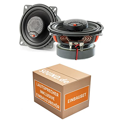 Lautsprecher Boxen Focal ICU100 | 10cm 2-Wege Koax Auto Einbauzubehör - Einbauset passend für BMW Z3 - justSOUND von JUST SOUND