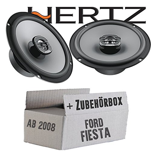 Lautsprecher Boxen Hertz X 165-16,5cm Koax Auto Einbauzubehör - Einbauset passend für Ford Fiesta MK7 Front Heck - justSOUND von JUST SOUND