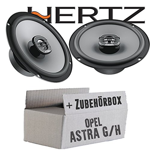 Lautsprecher Boxen Hertz X 165-16,5cm Koax Auto Einbauzubehör - Einbauset passend für Opel Astra G,H - justSOUND von JUST SOUND