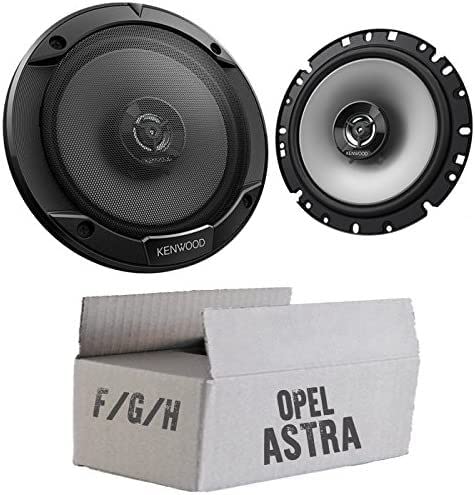 Lautsprecher Boxen Kenwood KFC-S1766-16,5cm 2-Wege Koax Auto Einbauzubehör - Einbauset passend für Opel Astra F,G,H - justSOUND von JUST SOUND