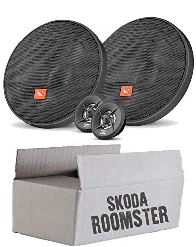 Skoda Roomster Front Heck - Lautsprecher Boxen JBL 16,5cm System Auto Einbausatz - Einbauset von JUST SOUND