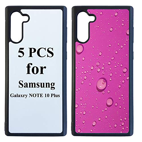 JUSTRY 5 Stück Sublimationsdruck-Blanko-Handyhüllen für Samsung Galaxy Note 10 Plus, weiches Gummi, stoßfest, dünn, rutschfest, für DIY-Sublimation JUSTRY 5 Stück Sublimationsdruck-Blanko-Handyhüllen für Samsung Galaxy Note 10 Plus, weiches Gummi, stoßfest, dünn, rutschfest, für DIY-Sublimation von JUSTRY
