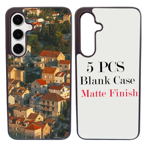 JUSTRY 5 x Sublimationsdruck-Handyhüllen für Samsung Galaxy S24 FE, einfach zu sublimieren, 2-in-1-2D-Hülle, weiches Gummi, bedruckbar, Sub-Wärmeübertragungs-Handyhülle, matt, Großhandelspackung JUSTRY 5 x Sublimationsdruck-Handyhüllen für Samsung Galaxy S24 FE, einfach zu sublimieren, 2-in-1-2D-Hülle, weiches Gummi, bedruckbar, Sub-Wärmeübertragungs-Handyhülle, matt, Großhandelspackung von JUSTRY