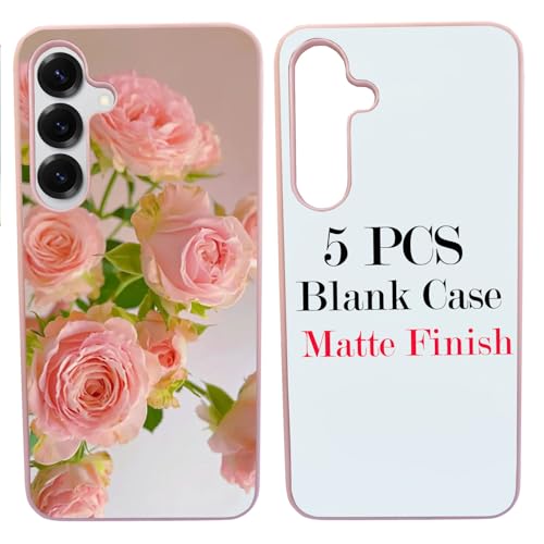 JUSTRY 5 x Sublimationsdruck-Handyhüllen für Samsung Galaxy S25, einfach zu sublimieren, 2-in-1-2D-Hülle, weiches Gummi, bedruckbar, Sub-Wärmeübertragungs-Handyhülle, matt, Großhandelspackung JUSTRY 5 x Sublimationsdruck-Handyhüllen für Samsung Galaxy S25, einfach zu sublimieren, 2-in-1-2D-Hülle, weiches Gummi, bedruckbar, Sub-Wärmeübertragungs-Handyhülle, matt, Großhandelspackung von JUSTRY