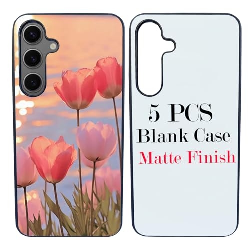JUSTRY 5 x Sublimationsdruck-Handyhüllen für Samsung Galaxy S25, einfach zu sublimieren, 2-in-1-2D-Hülle, weiches Gummi, bedruckbar, Sub-Wärmeübertragungs-Handyhülle, matt, Großhandelspackung JUSTRY 5 x Sublimationsdruck-Handyhüllen für Samsung Galaxy S25, einfach zu sublimieren, 2-in-1-2D-Hülle, weiches Gummi, bedruckbar, Sub-Wärmeübertragungs-Handyhülle, matt, Großhandelspackung von JUSTRY