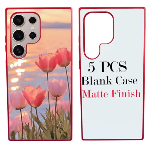 JUSTRY Sublimationsdruck-Handyhüllen für Samsung Galaxy S24 Ultra, einfach zu sublimieren, 2D-Hülle, weiches Gummi, bedruckbar, Sub-Wärmeübertragung, 5 Stück JUSTRY Sublimationsdruck-Handyhüllen für Samsung Galaxy S24 Ultra, einfach zu sublimieren, 2D-Hülle, weiches Gummi, bedruckbar, Sub-Wärmeübertragung, 5 Stück von JUSTRY
