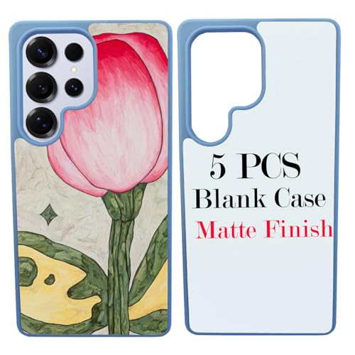 JUSTRY Sublimationsdruck-Handyhüllen für Samsung Galaxy S25 Ultra, einfach zu sublimieren, 2D-Hülle, weiches Gummi, bedruckbar, Sub-Wärmeübertragung, 5 Stück von JUSTRY