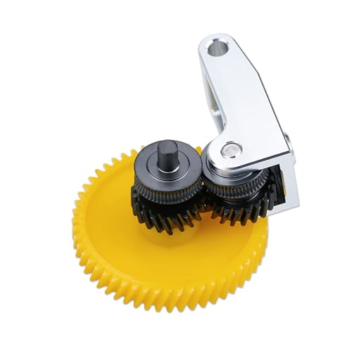 JUUPINE Injection Handle Extruder Hardened Steel Bevel Gear Kit for Bambu Lab X1 X1C P1P P1S 3D Printer, Hardened Steel Upgrade Combo Extruder Gear, Can Extrude Carbon Fiber von JUUPINE