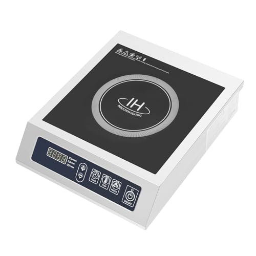 Einzel Induktionskochplatte 3500W Induktionskochfeld 1 Platte Elektro Kochfeld Induktion 11 Leistungs 24-Stunden-Timer Überhitzungsschutz Belastbar Geeignet für Küche Esszimmer Einzel Induktionskochplatte 3500W Induktionskochfeld 1 Platte Elektro Kochfeld Induktion 11 Leistungs 24-Stunden-Timer Überhitzungsschutz Belastbar Geeignet für Küche Esszimmer von JUUTALK