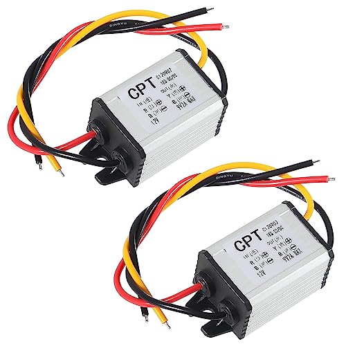 12 V auf 9 V DC 12 V auf 9 V 2 A 18 W Spannungsregler Netzteil 9 V 12 V 24 V Wasserdichtes Reduziermodul für Fahrzeug Auto LKW Volt von JUZITAO
