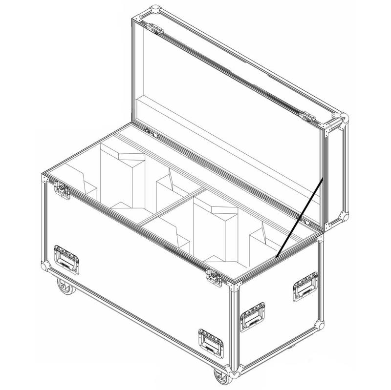 JV Case Moving Head Case 10 for 2x BTI-Blizzard BSW2/Profile von JV Case