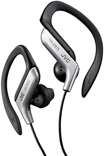 JVC, Ohrhörer Clip Sport Ohrhörer verstellbar für eine perfekte Passform HA-EB75-SN-U (grau) von JVC