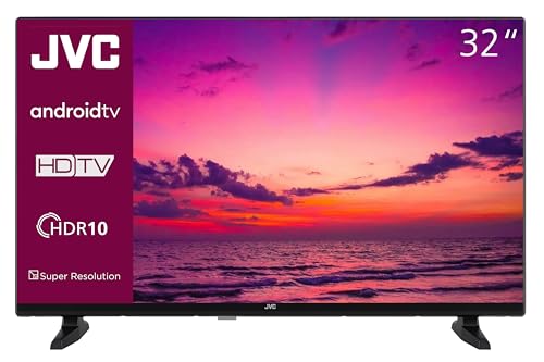 JVC 32 Zoll Fernseher Android TV (Full HD Smart TV, HDR, Triple-Tuner, Google Play Store) LT-32VAF3355 [2024] von JVC