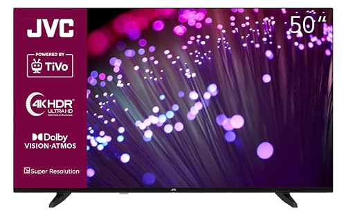 JVC 50 Zoll Fernseher/TiVo Smart TV (4K UHD, HDR Dolby Vision, Dolby Atmos, Triple-Tuner, 6 Monate HD+ inkl.) LT-50VU3455 von JVC