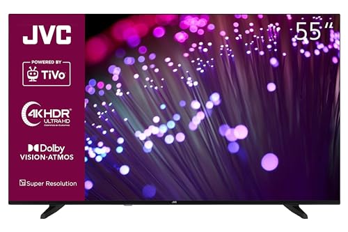 JVC 55 Zoll Fernseher/TiVo Smart TV (4K UHD, HDR Dolby Vision, Dolby Atmos, Triple-Tuner) LT-55VU3455 [2024] von JVC