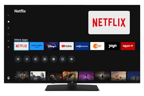JVC QLED Fernseher 55 Zoll Smart TV powered by TiVo (4K UHD, HDR Dolby Vision, Dolby Atmos, Triple Tuner, 6 Monate HD+ inkl.) LT-55VUQ3455 von JVC