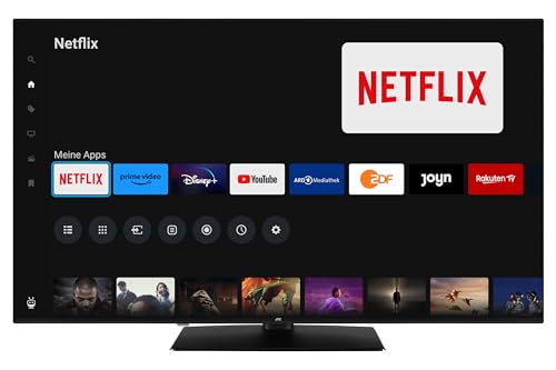 JVC QLED Fernseher 65 Zoll Smart TV powered by TiVo (4K UHD, HDR Dolby Vision, Dolby Atmos, Triple Tuner, 6 Monate HD+ inkl.) LT-65VUQ3455 von JVC