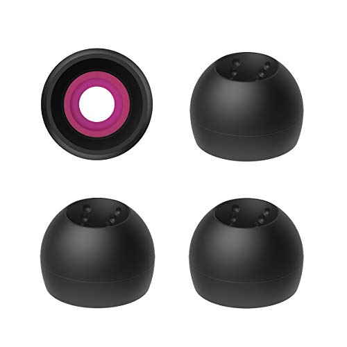 JVC EP-FX10 Ohrhörer, spiralförmig, 4 Stück, Größen S bis L, passend für viele JVC Modelle (Medium) von JVC