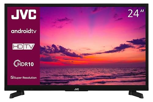 JVC Fernseher 24 Zoll Android Smart TV HD-Ready Fernseher, HDR TV mit Triple-Tuner, LED TV LT-24VAH3455 JVC Fernseher 24 Zoll Android Smart TV HD-Ready Fernseher, HDR TV mit Triple-Tuner, LED TV LT-24VAH3455 von JVC