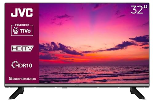 JVC Fernseher 32 Zoll Smart TV Powered by TiVo HD-Ready Fernseher, HDR TV mit Triple-Tuner, LED TV LT-32VH7555 JVC Fernseher 32 Zoll Smart TV Powered by TiVo HD-Ready Fernseher, HDR TV mit Triple-Tuner, LED TV LT-32VH7555 von JVC