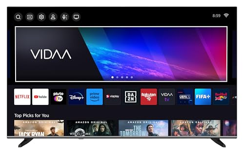 JVC Fernseher 55 Zoll Smart TV VIDAA LT-55VD3555 4K Fernseher UHD, HDR TV mit Dolby Vision und integriertem Triple-Tuner, LED TV schwarz JVC Fernseher 55 Zoll Smart TV VIDAA LT-55VD3555 4K Fernseher UHD, HDR TV mit Dolby Vision und integriertem Triple-Tuner, LED TV schwarz von JVC