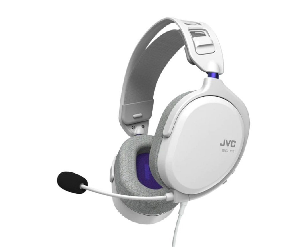 JVC GG-01BQ Gaming-Kopfhörer kabelgebunden, mit Mikrofon, Over-Ear Gaming-Headset von JVC