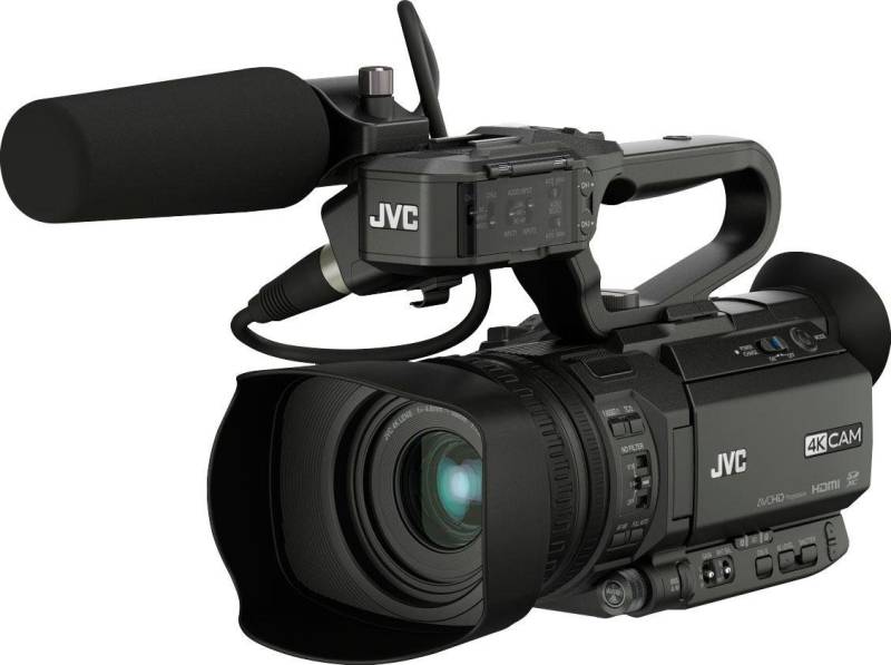 JVC GY-HM180E Camcorder (4K Ultra HD, 12x opt. Zoom) von JVC