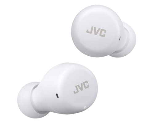 JVC Gumy Mini True Wireless Earbuds [Amazon Exklusiv Edition], Bluetooth 5.1, Spritzwasserschutz (IPX4), Lange Akkulaufzeit (bis zu 15 Std.) - HA-Z55T-W (Weiß) von JVC