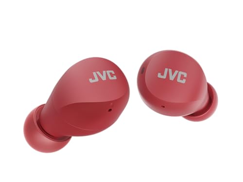 JVC Gumy Mini Wireless Headphones — Kleine und leichte Bluetooth-Kopfhörer (5.1) mit 3 Klangmodi, Wasserbeständigkeit (IPX4) und 23H-Akku. Kopfhörer für Sport und Zuhause — HA-Z66T-R von JVC