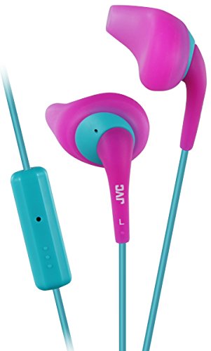 JVC Gumy Sport Kopfhörer mit Fernbedienung und Mikrofon, bunt One Size Rose JVC Gumy Sport Kopfhörer mit Fernbedienung und Mikrofon, bunt One Size Rose von JVC