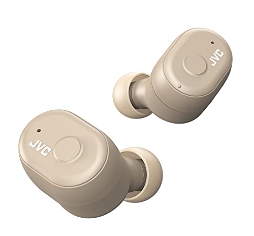 JVC HA-A11T Marshmallow True Kabellose Ohrhörer mit Mikrofon, Taupe von JVC