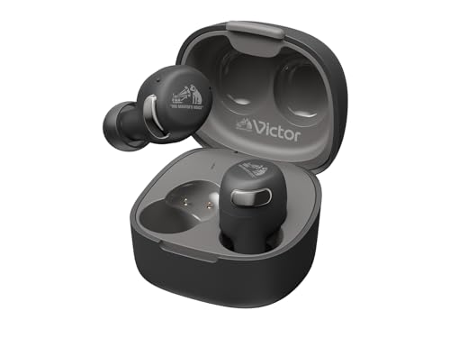 JVC HA-A30T2-B - True Wireless Earbuds mit Noise Cancelling, optimierter Komfort und Klangqualität, App-Steuerung mit Multi-Point-Verbindung, (Anthrazit) von JVC