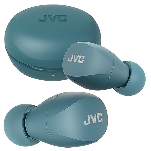 JVC HA-A6T Gumy Mini Wireless Bluetooth Earbuds, 23 Stunden Akku, Schnellladung, Touch-Steuerung, IPX4 (Grün) von JVC