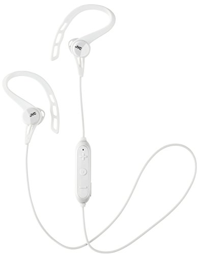 JVC HA-EC20BT-WE Kabelloser In-Ear-Sportkopfhörer mit Over-Ear-Bügel Weiß von JVC