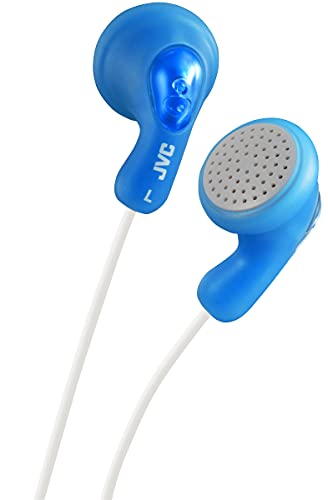 JVC Gumy HA-F14-AN-U In-Ear-Kopfhörer mit weichem Gummikörper, kraftvolle Wiedergabe, leuchtende Farben zur Auswahl von JVC
