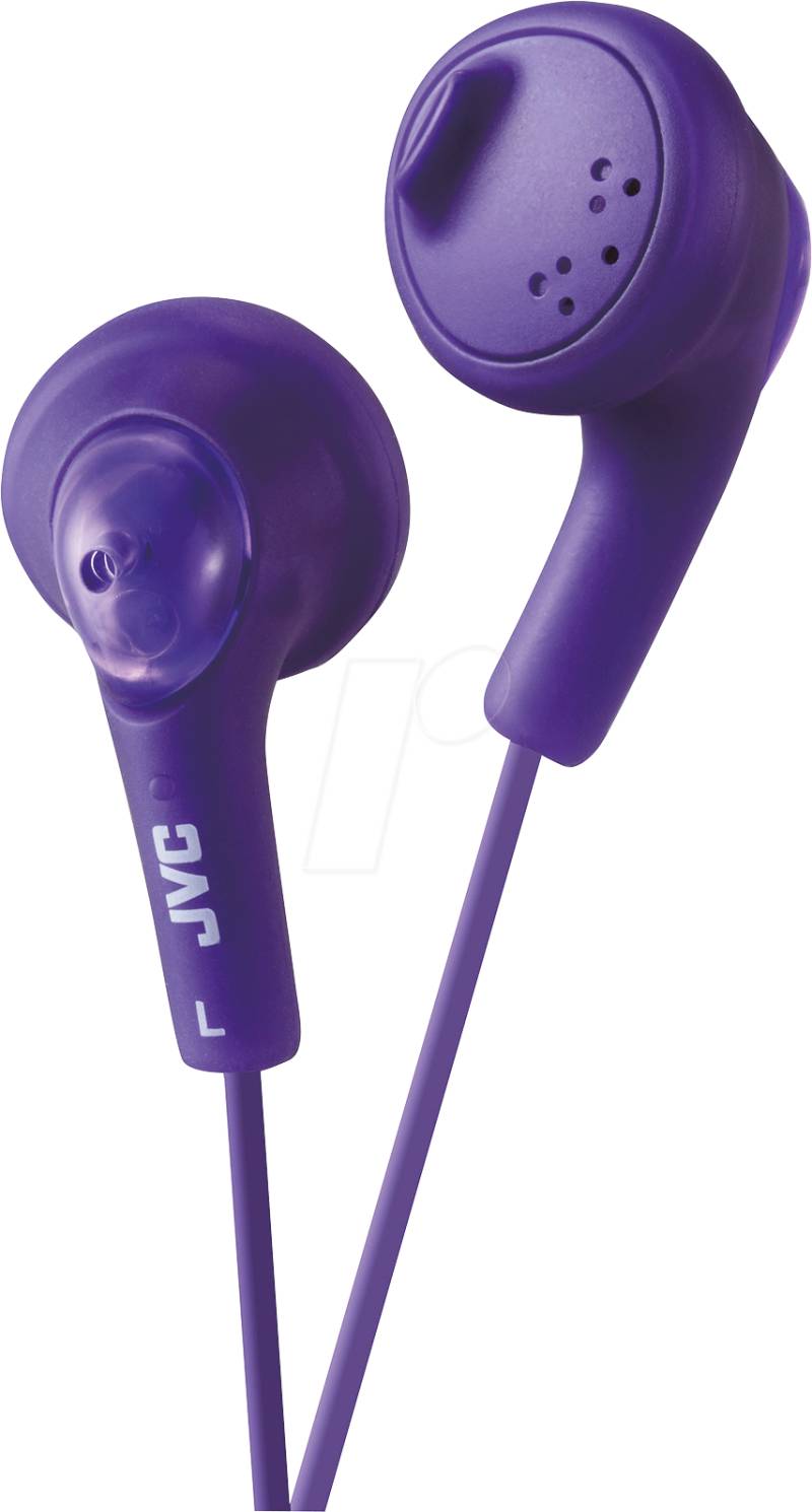 JVC HA-F160-V - Gummierter In-Ear Kopfhörer, violett von JVC
