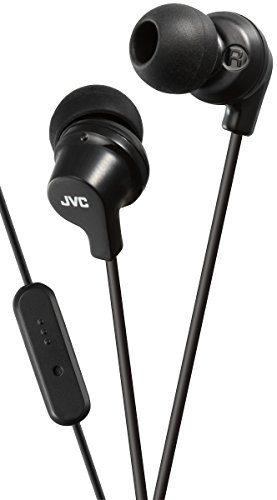 JVC HA-FR15-B-E In-Ear-Kopfhörer mit Fernbedienung/Mikrofon, Schwarz (schwarz) von JVC