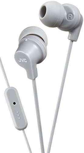 JVC HA-FR15-H-E In-Ear Kopfhörer mit Fernbedienung und Mikrofon, Grau (grau) von JVC