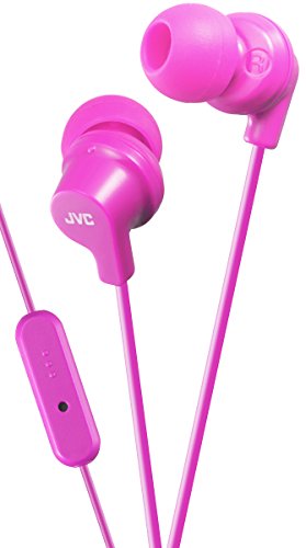 JVC HA-FR15-P-E Superior Sound Isolation In-Ear Kopfhörer mit Mikrofon und Fernbedienung, Pink (pink) von JVC
