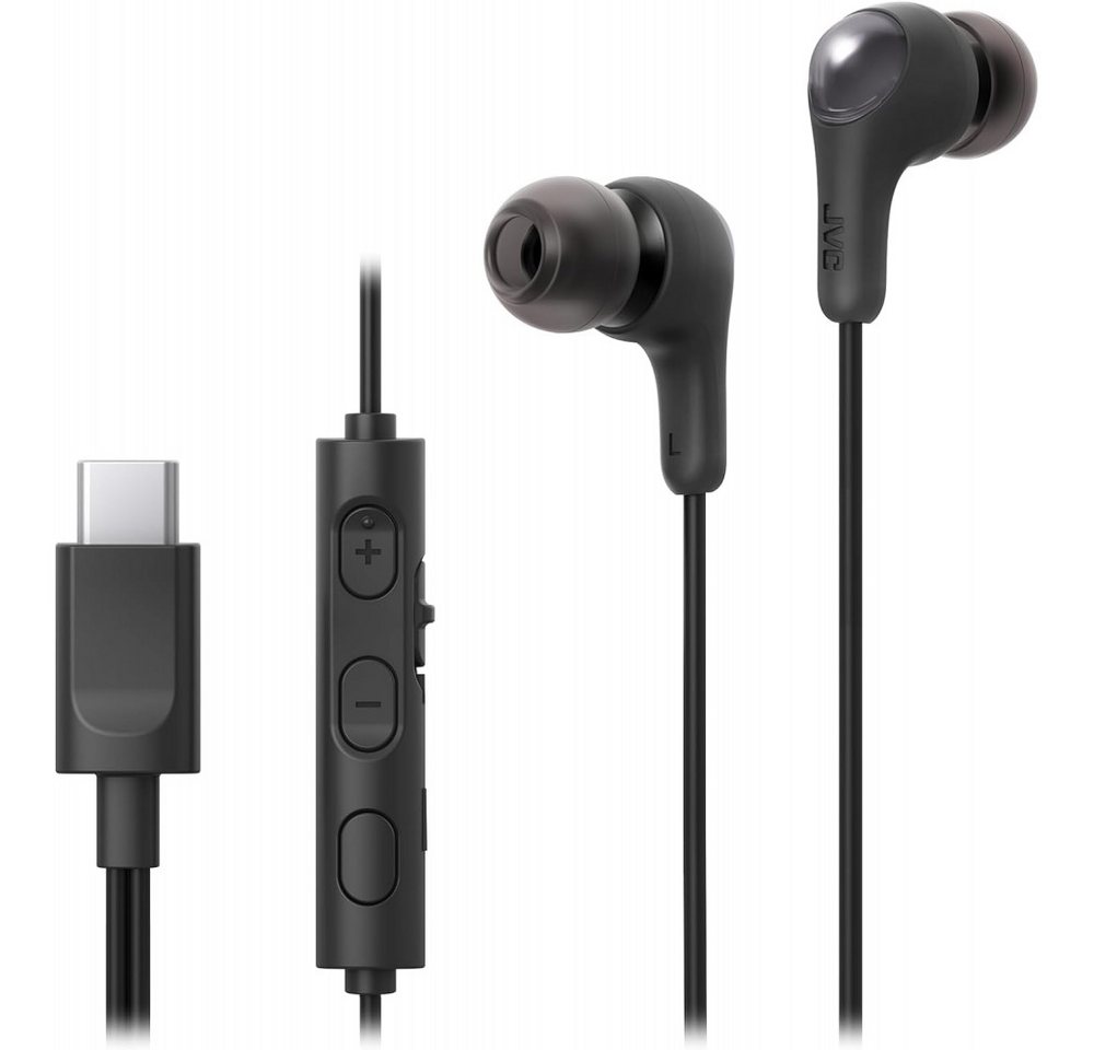 JVC HA-FR9UC-B - In-Ear-Kopfhörer - schwarz Kopfhörer (Stereo USB-C) von JVC