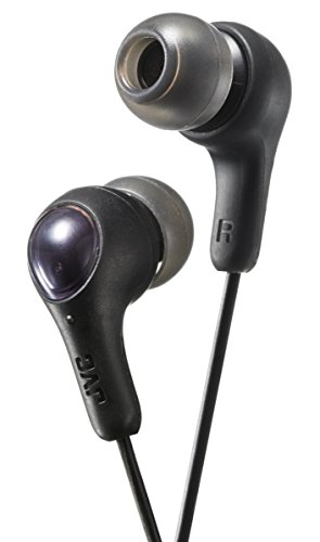 JVC HA-FX7-B-E New GUMY In-Ear-Kopfhörer mit Bassverstärkung Schwarz von JVC