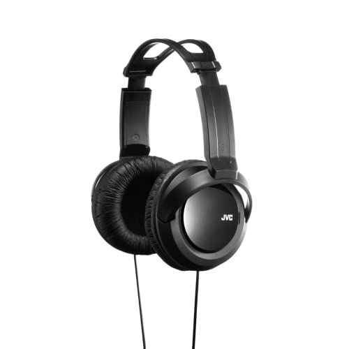 JVC HA-RX330-E Hochwertiger geschlossener Stereokopfhörer schwarz von JVC