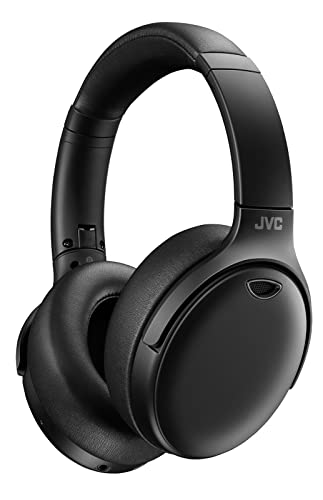JVC HA-S100N Hybrid-Headset, Hi-Rese-kompatibel, Noise Cancelling, Bluetooth 5.1, Schwarz von JVC